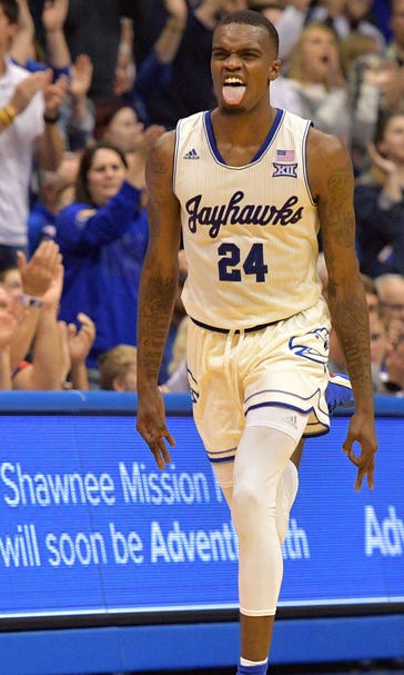Vick's career night lifts Kansas past Louisiana-Lafayette 89-76
